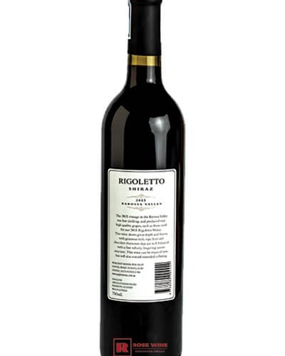 RIGOLETTO SHIRAZ BAROSSA 14.8% - 2015 
