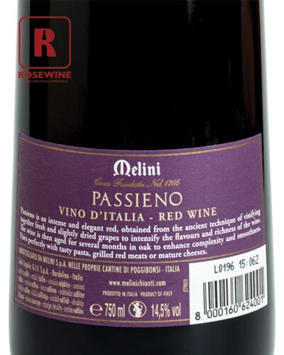 MELINI PASSIENO 14,5% - 2016