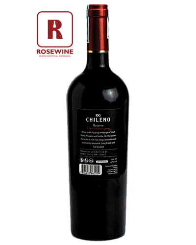 RIO CHILENO RESERVA CABERNET SAUVIGNON 14% - 2020