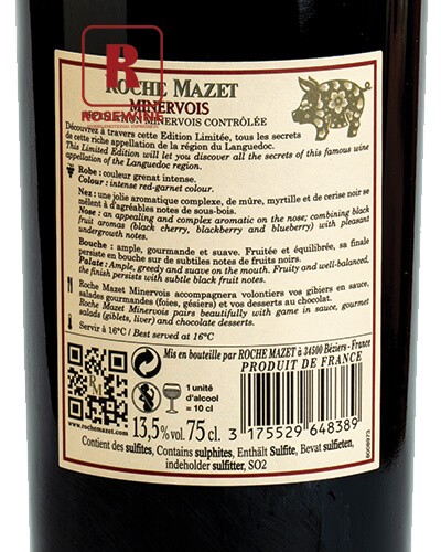 ROCHE MAZET CABERNET SAUVIGNON 13% - 2017