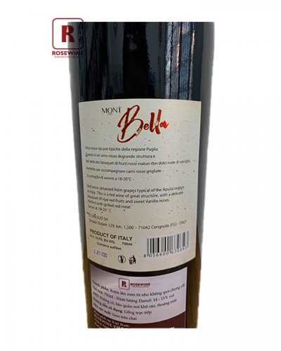  MONT BELLA SANGIOVESE