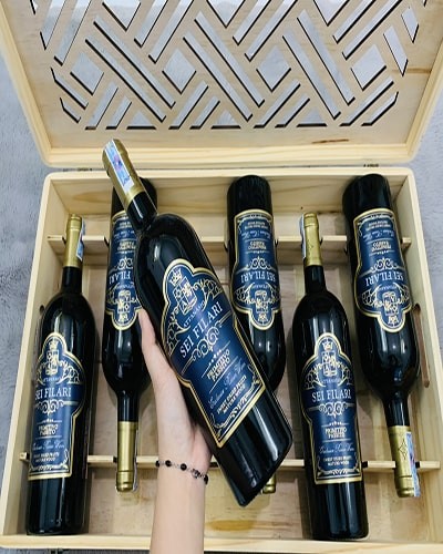 COMBO 6 SEFILARI HỘP GỖ ROSEWINE