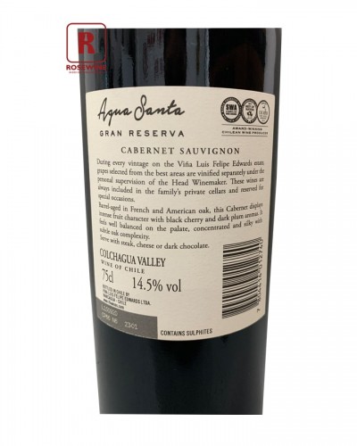 AGUA SANTA GRAN RESERVA CABERNET SAUVIGNON